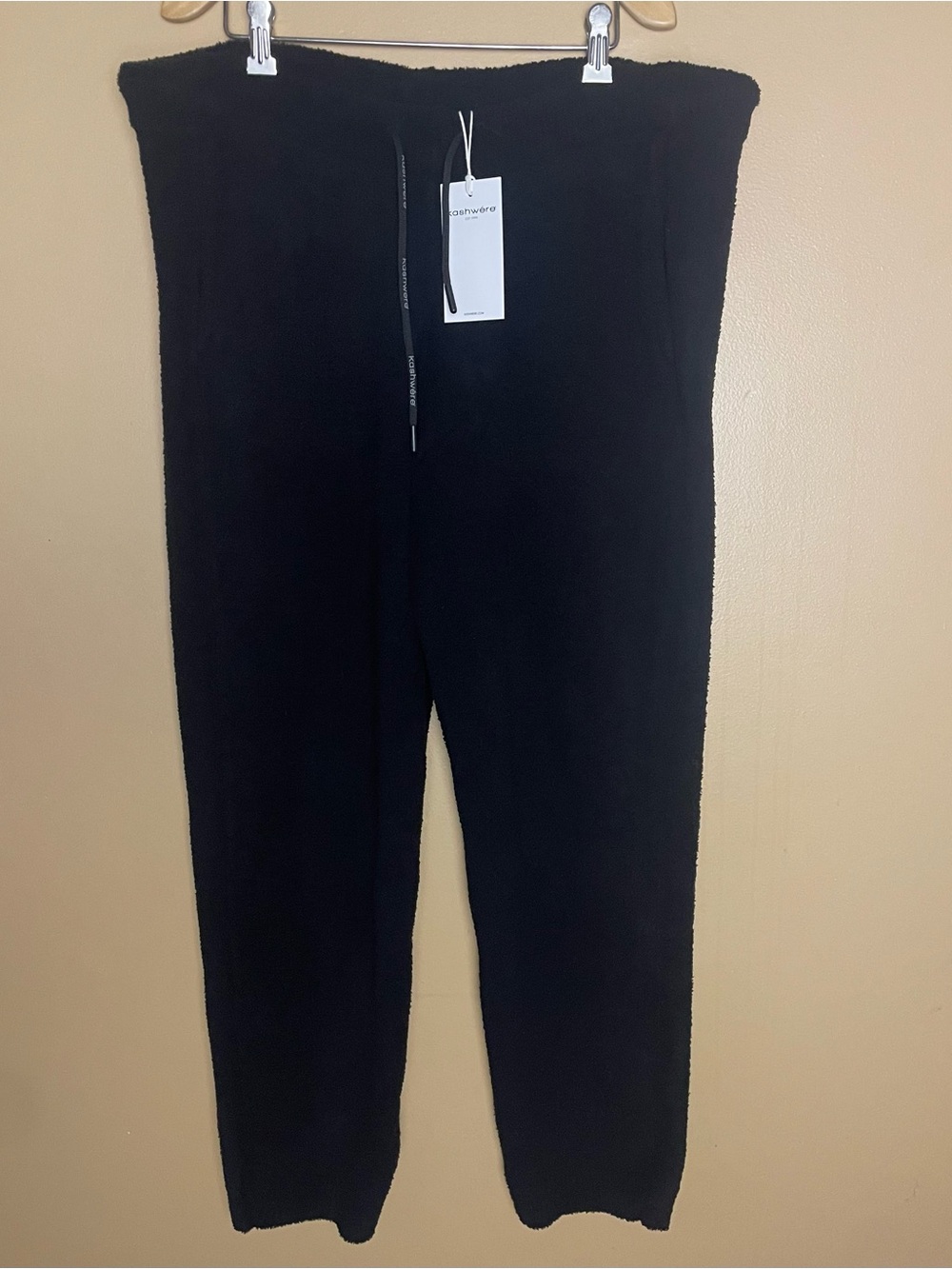 NWT Kashwere Set Womens Full Zip Sport Jacket & Joggers Loungewear Black XXL - Picture 3 of 7